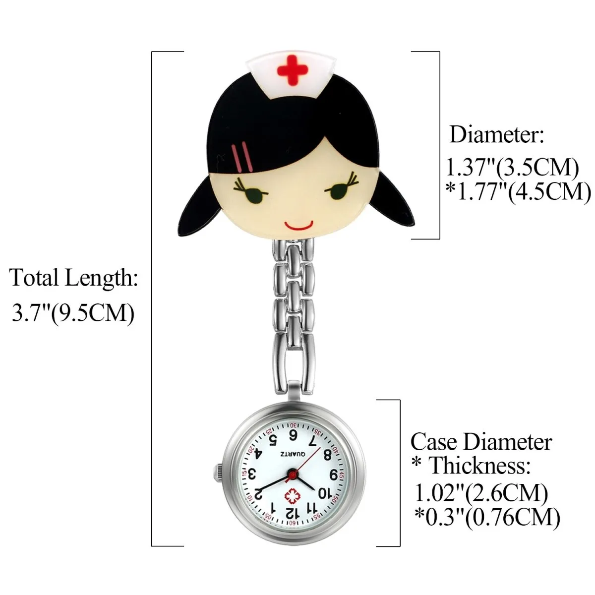 Nurse Watch - Doctor Pin Watch