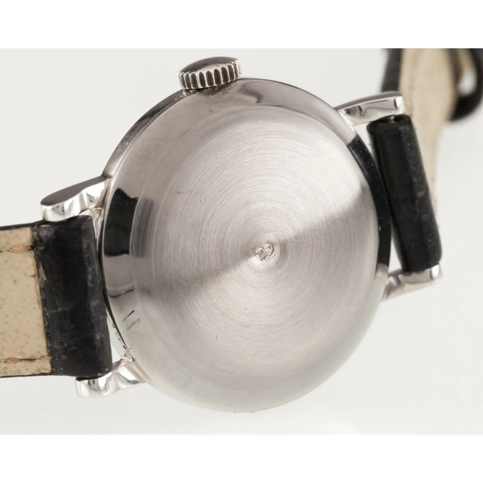 Omega 18k White Gold Women's Manual Wind Watch with Diamond Bezel #484