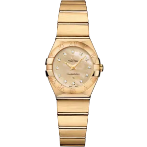 Omega Constellation 24 mm, yellow gold on yellow gold