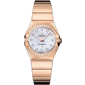 Omega Constellation 27 mm, red gold on red gold