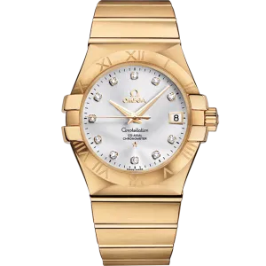 Omega Constellation 35 mm, yellow gold on yellow gold