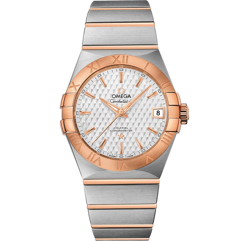 Omega Constellation 38 mm, steel - red gold on steel - red gold