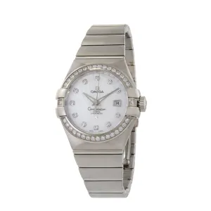 Omega Constellation Chronometer 18K White Gold with Diamonds