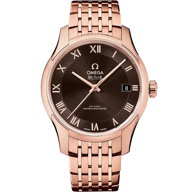 Omega De Ville Hour Vision 41 mm, Sedna™ gold on Sedna™ gold