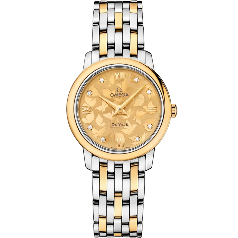 Omega De Ville Prestige 27.4 mm, steel - yellow gold on steel - yellow gold
