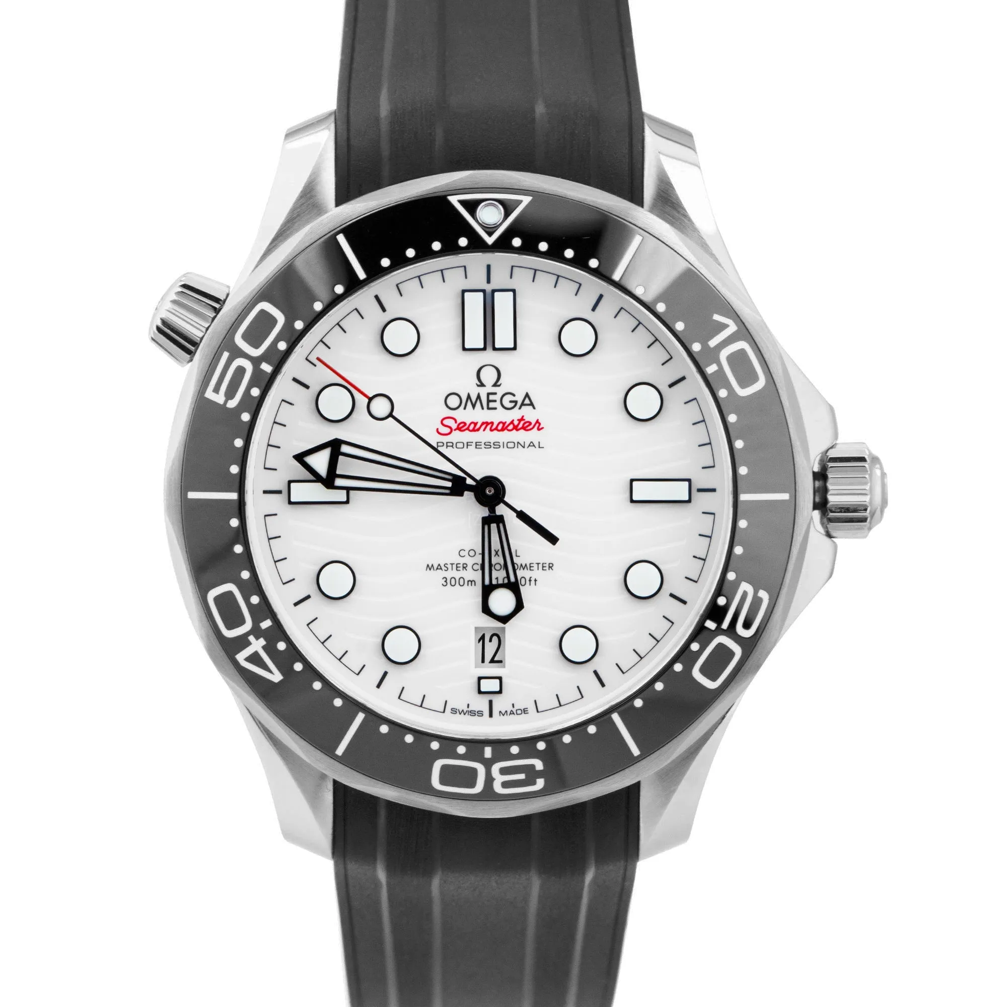 Omega Seamaster 300 Co-Axial 42mm Stainless White Watch 210.32.42.20.04.001 BOX