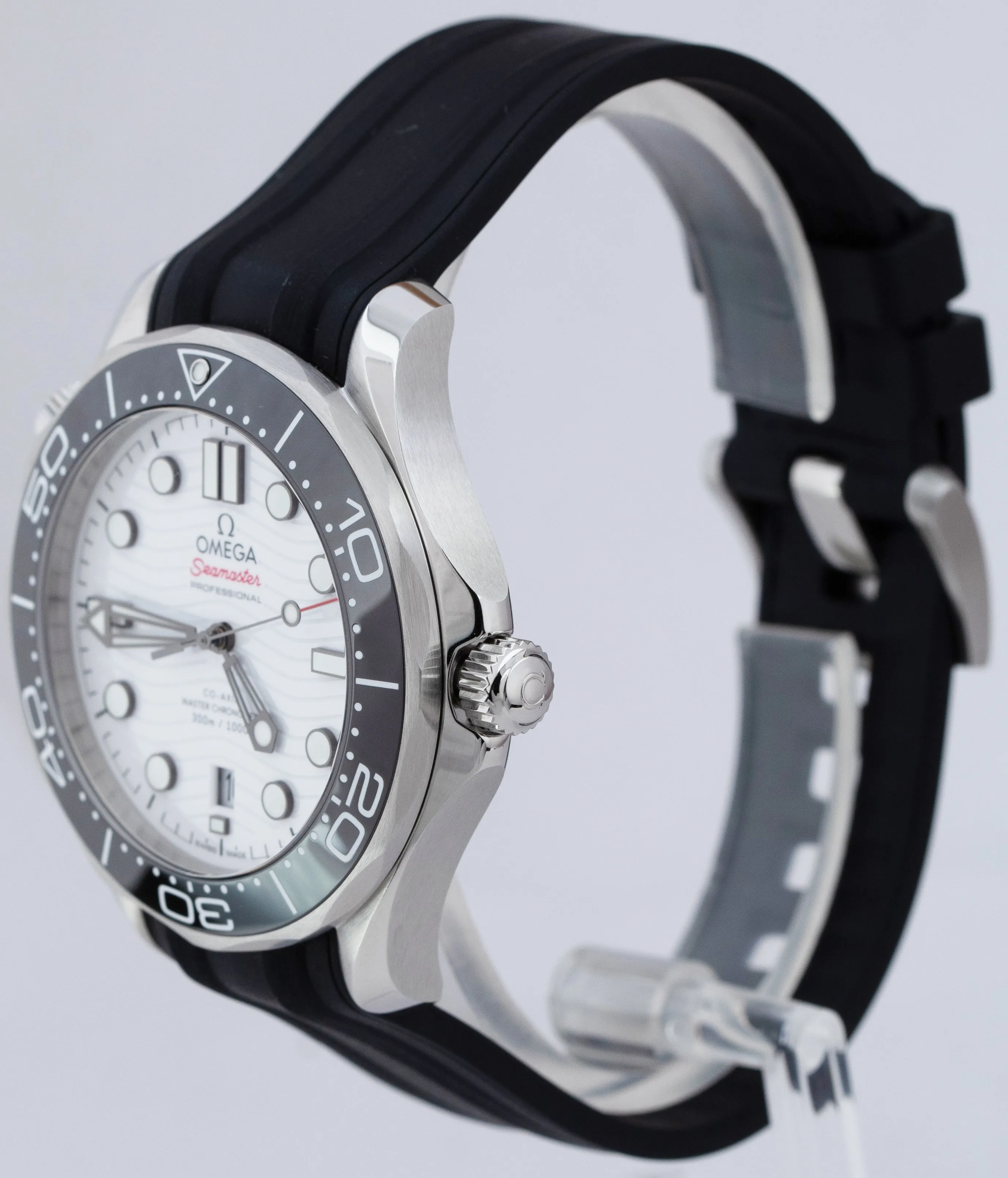 Omega Seamaster 300 Co-Axial 42mm Stainless White Watch 210.32.42.20.04.001 BOX
