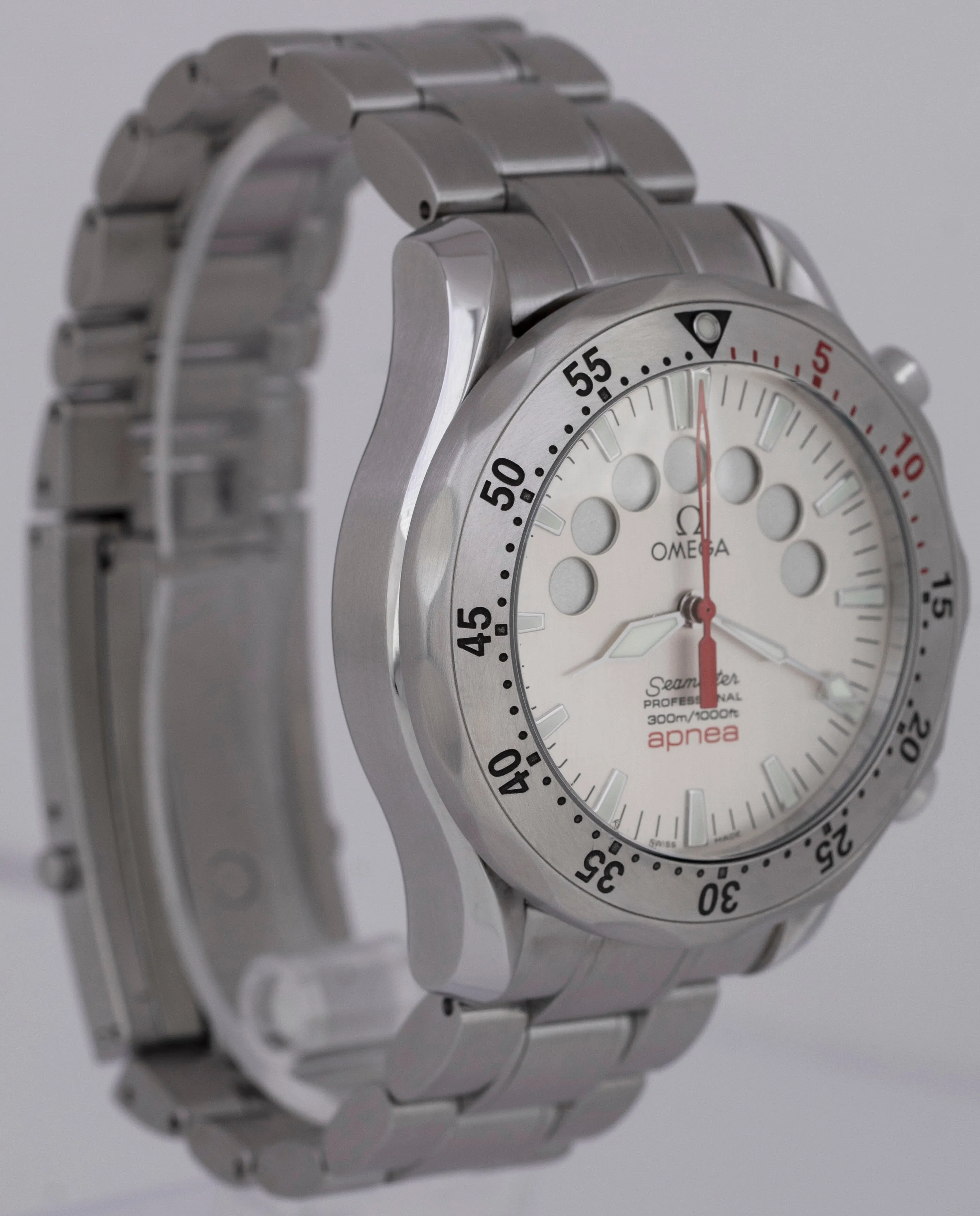 Omega Seamaster 41.5mm Apnea 2595.30 Jacques Mayol Steel Watch 2595.30.00 B P