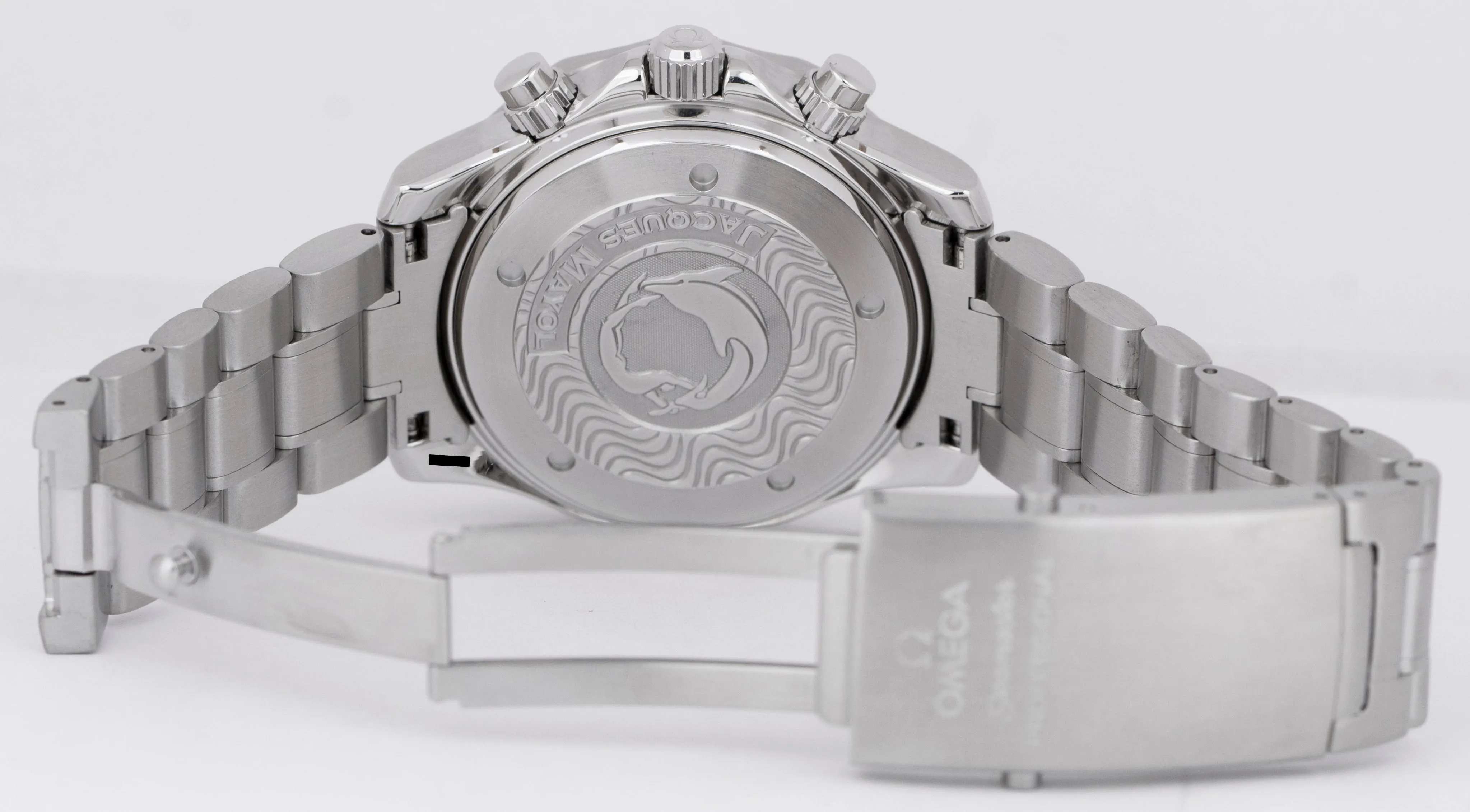 Omega Seamaster 41.5mm Apnea 2595.30 Jacques Mayol Steel Watch 2595.30.00 B P
