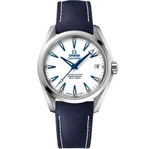 Omega Seamaster Aqua Terra 150M 38.5 mm, titanium on coated nylon fabric strap