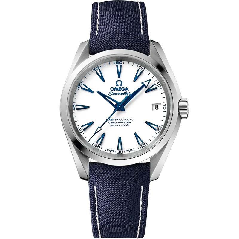 Omega Seamaster Aqua Terra 150M 38.5 mm, titanium on coated nylon fabric strap