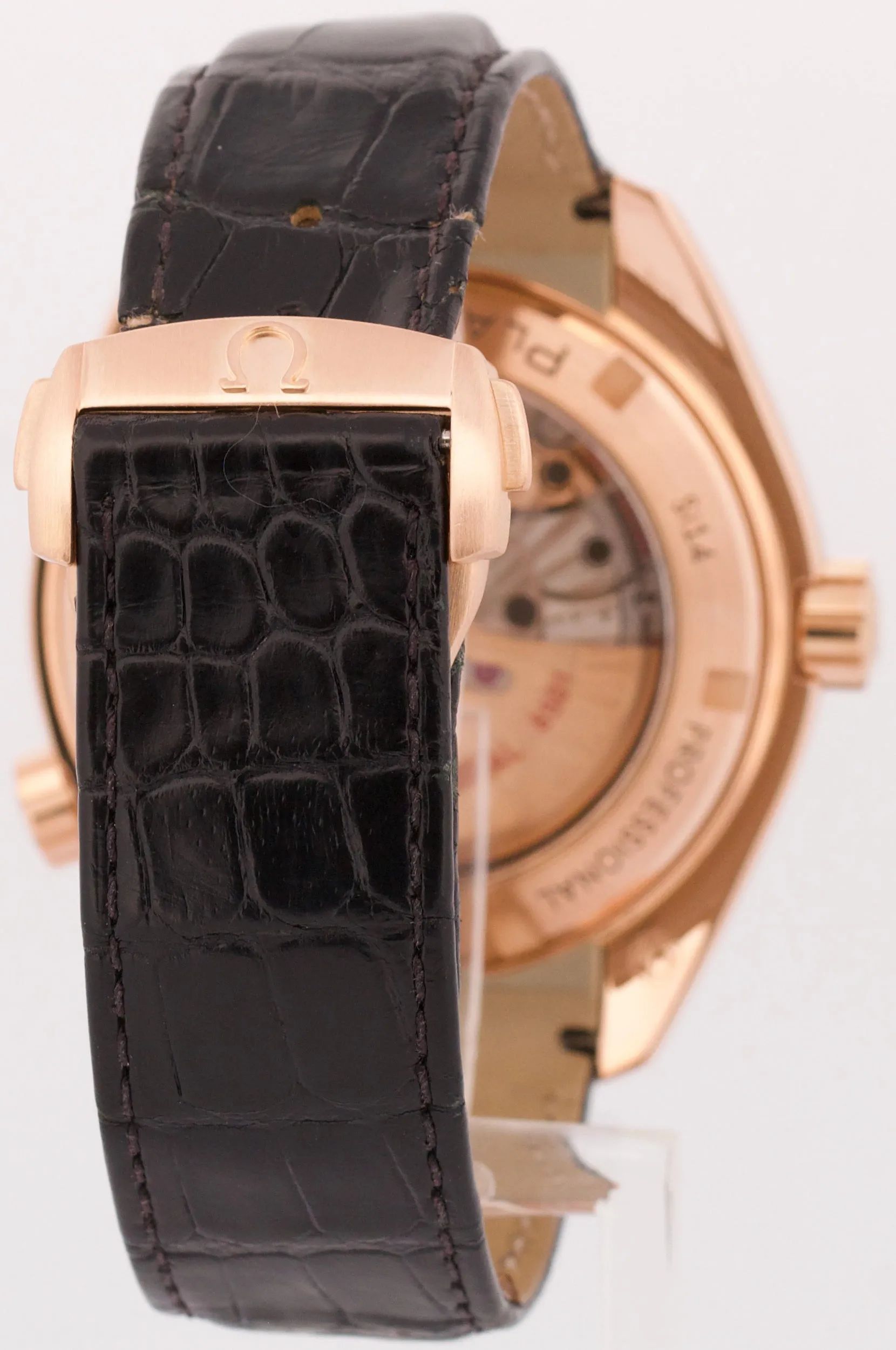 Omega Seamaster Planet Ocean 45.5mm BLACK 18K Gold 232.63.46.21.01.001 Watch BOX