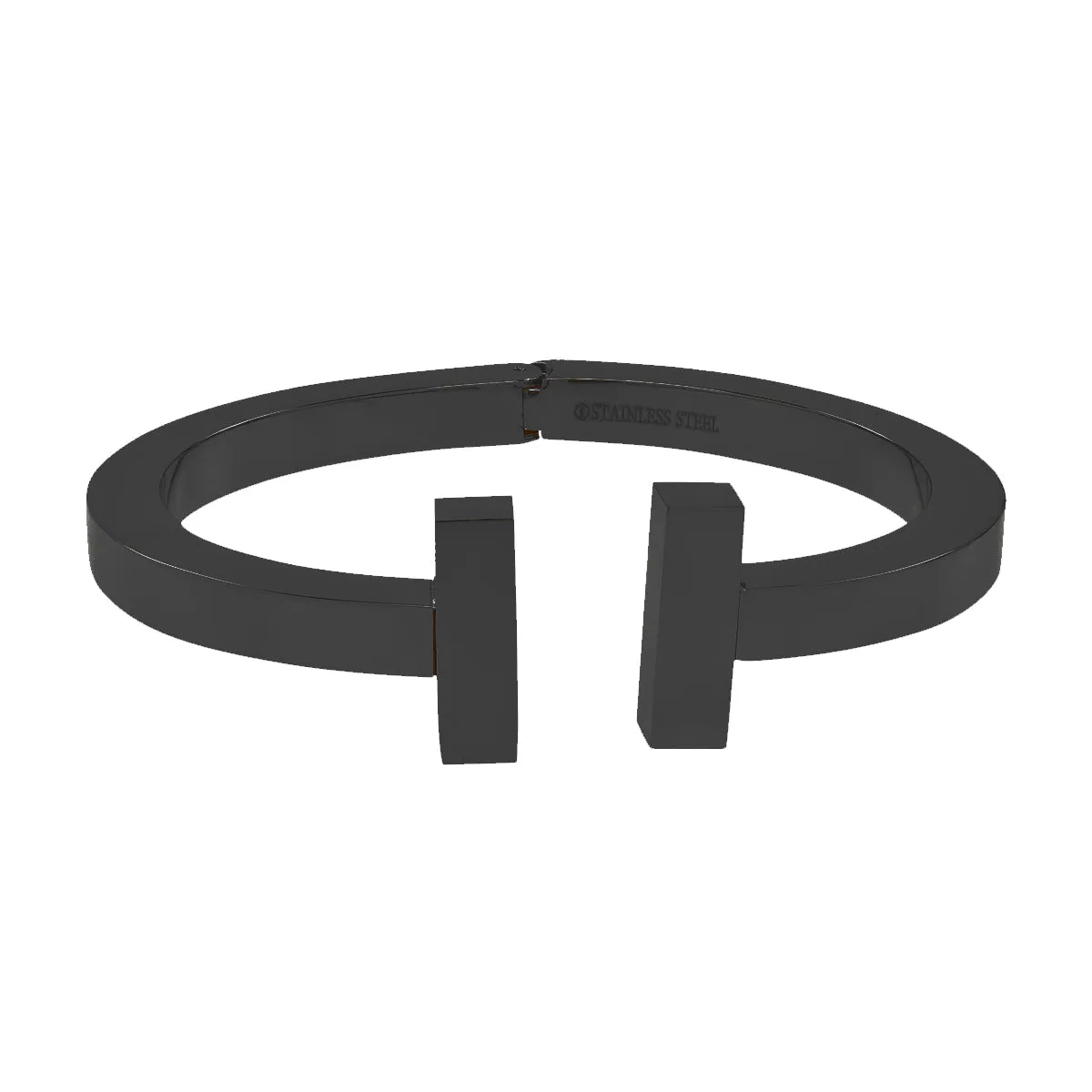 Open Thick Double Bar Cuff