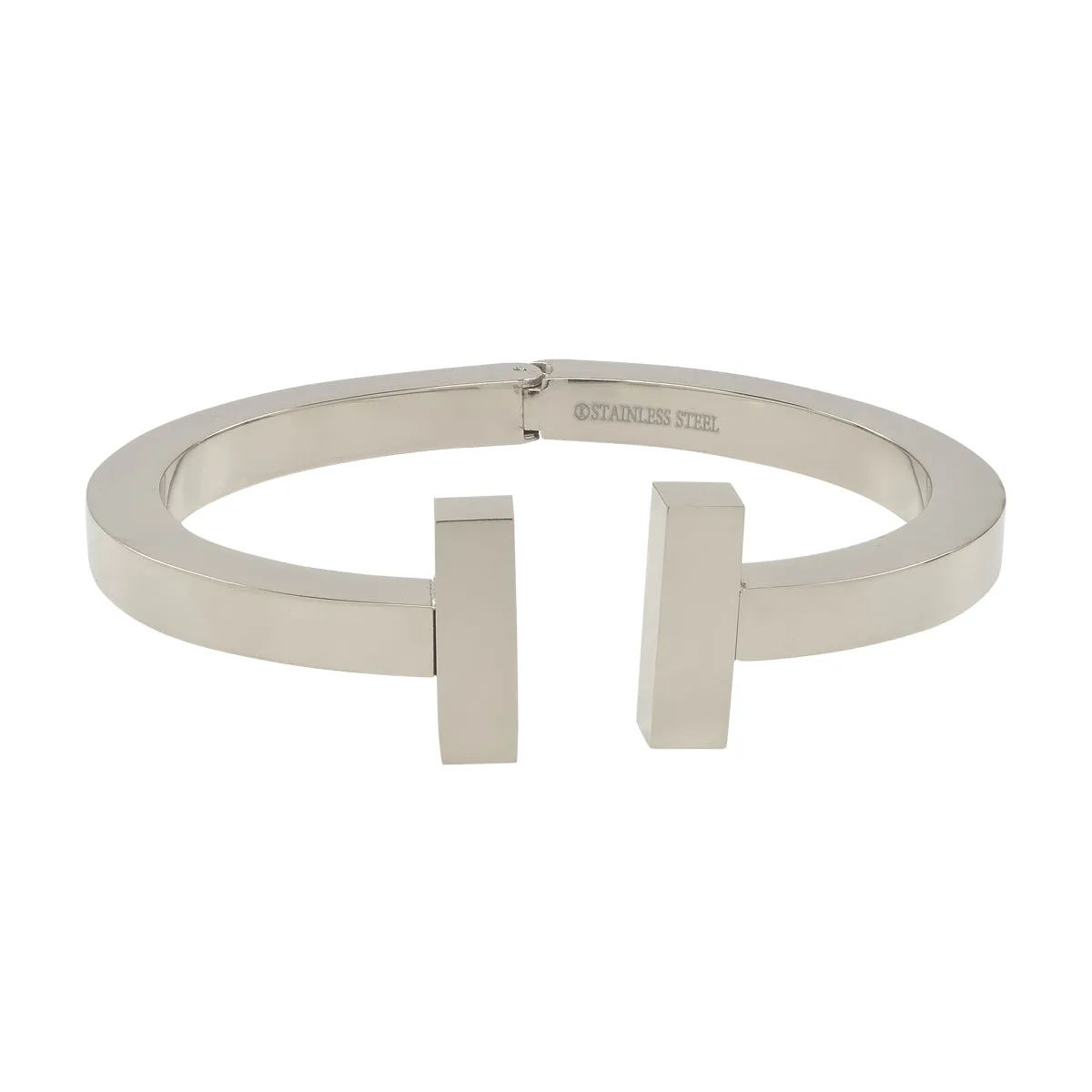 Open Thick Double Bar Cuff