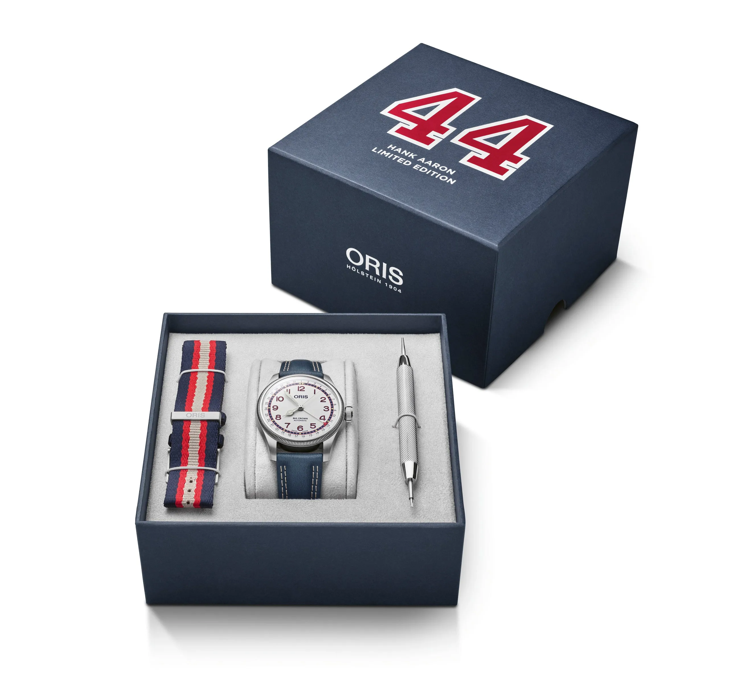 Oris Big Crown Pointer Date Hank Aaron Limited Edition 01 754 7785 4081-Set