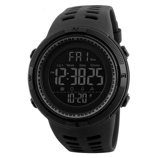 Outdoor Sport Watch Men Clock Multifunction Watches Alarm Chrono 5Bar Waterproof Digital Watch