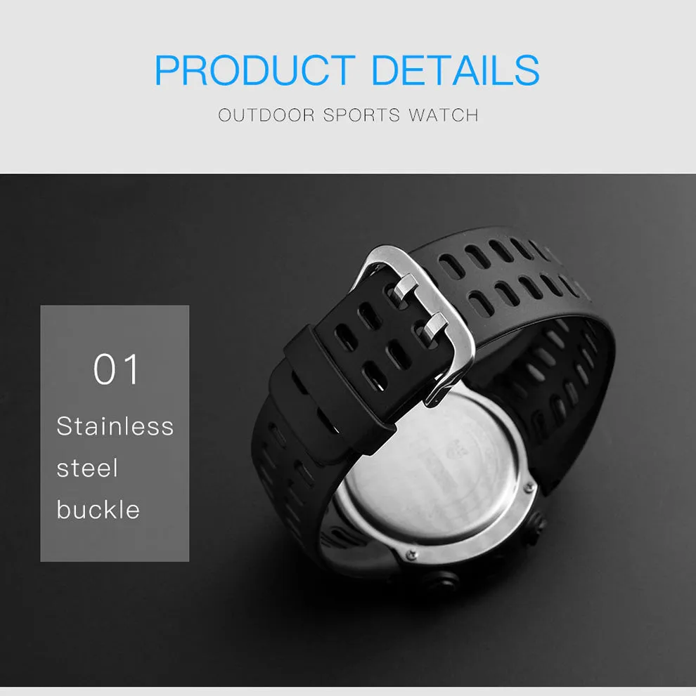 Outdoor Sport Watch Men Clock Multifunction Watches Alarm Chrono 5Bar Waterproof Digital Watch