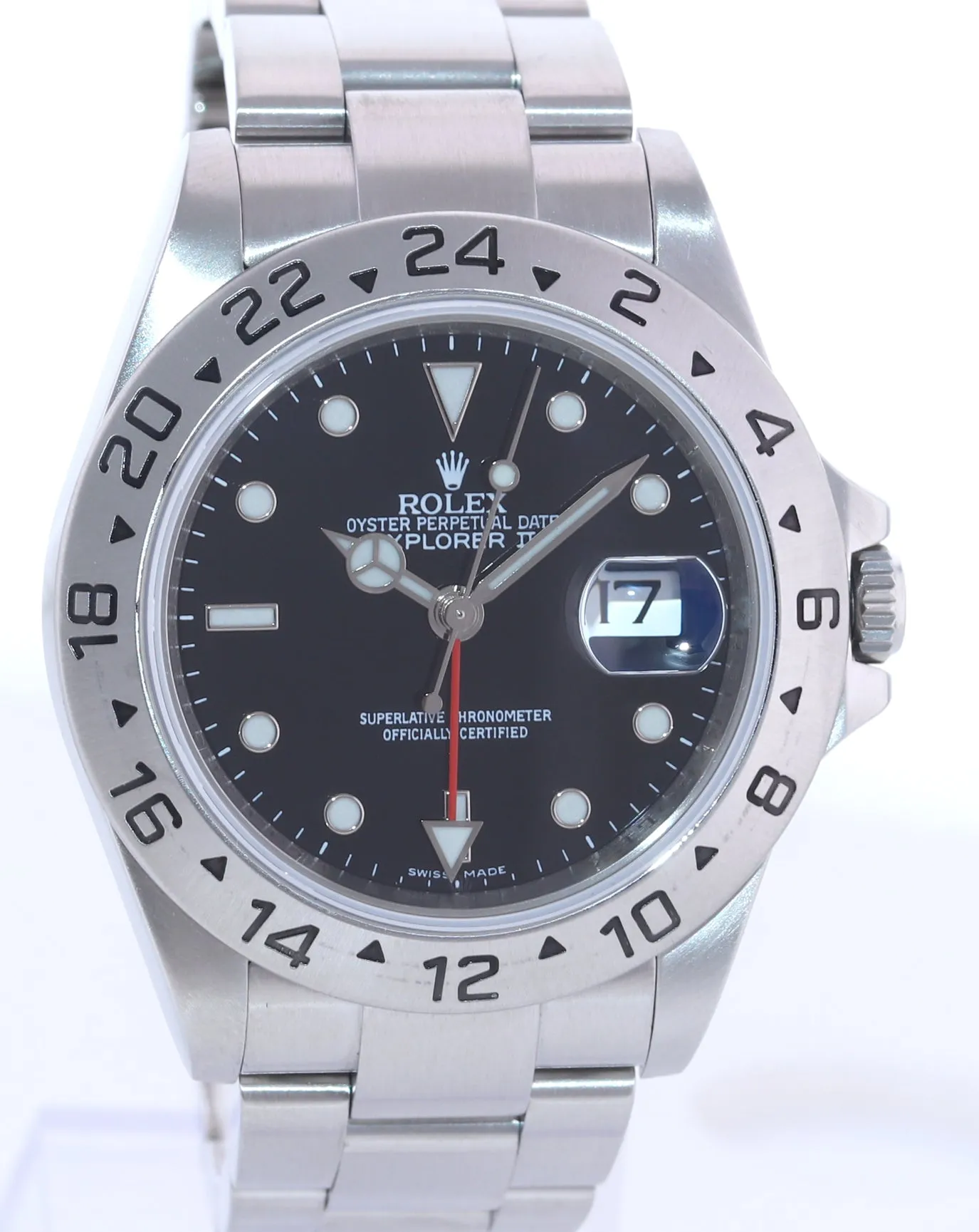 PAPERS 2008 ENGRAVED REHAUT Rolex Explorer II 16570 Black Date 3186 Watch Box