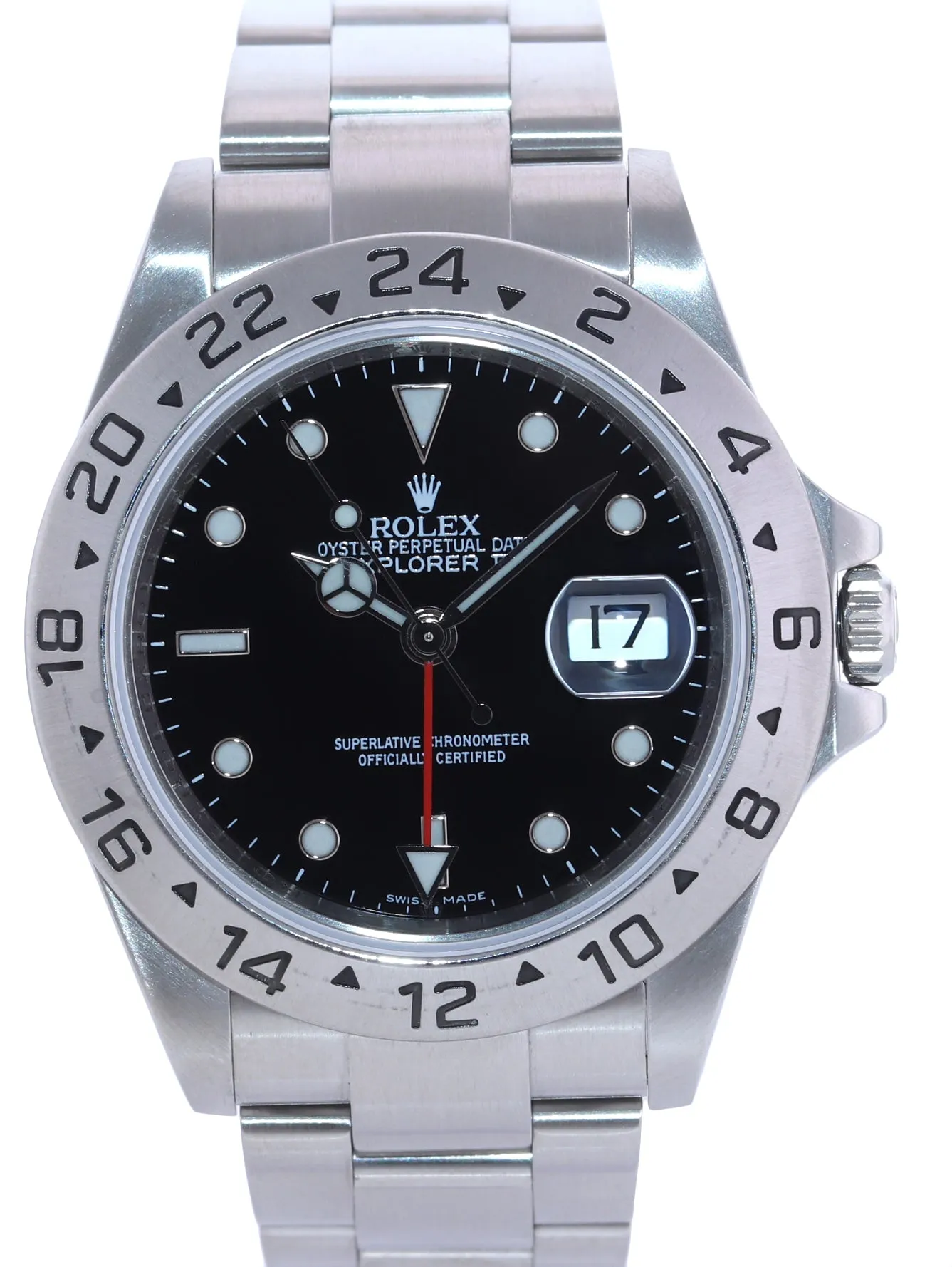 PAPERS 2008 ENGRAVED REHAUT Rolex Explorer II 16570 Black Date 3186 Watch Box