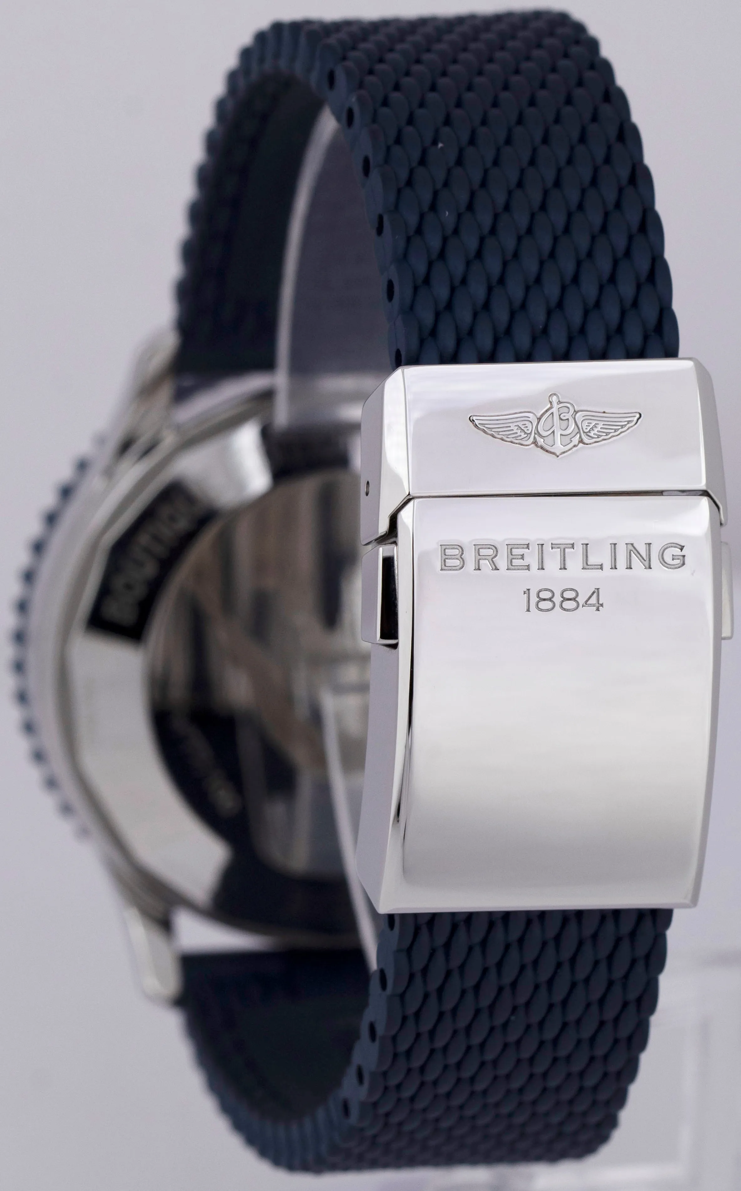 PAPERS Breitling Chronoliner B04 Steel 46mm Limited Edition GMT Blue YB0460 B P