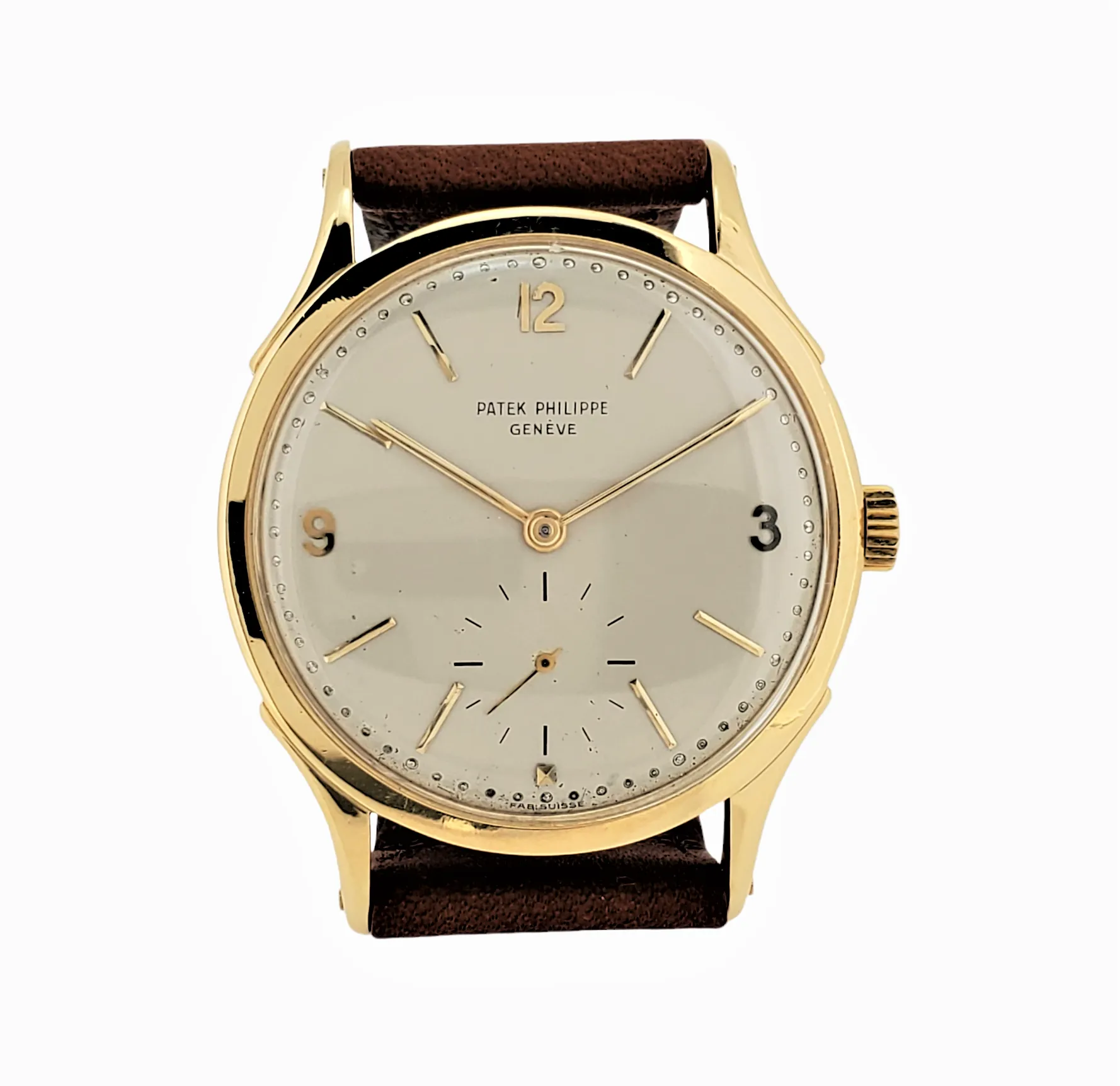 Patek Philippe 1589J Vintage 36mm Calatrava Watch Circa 1948