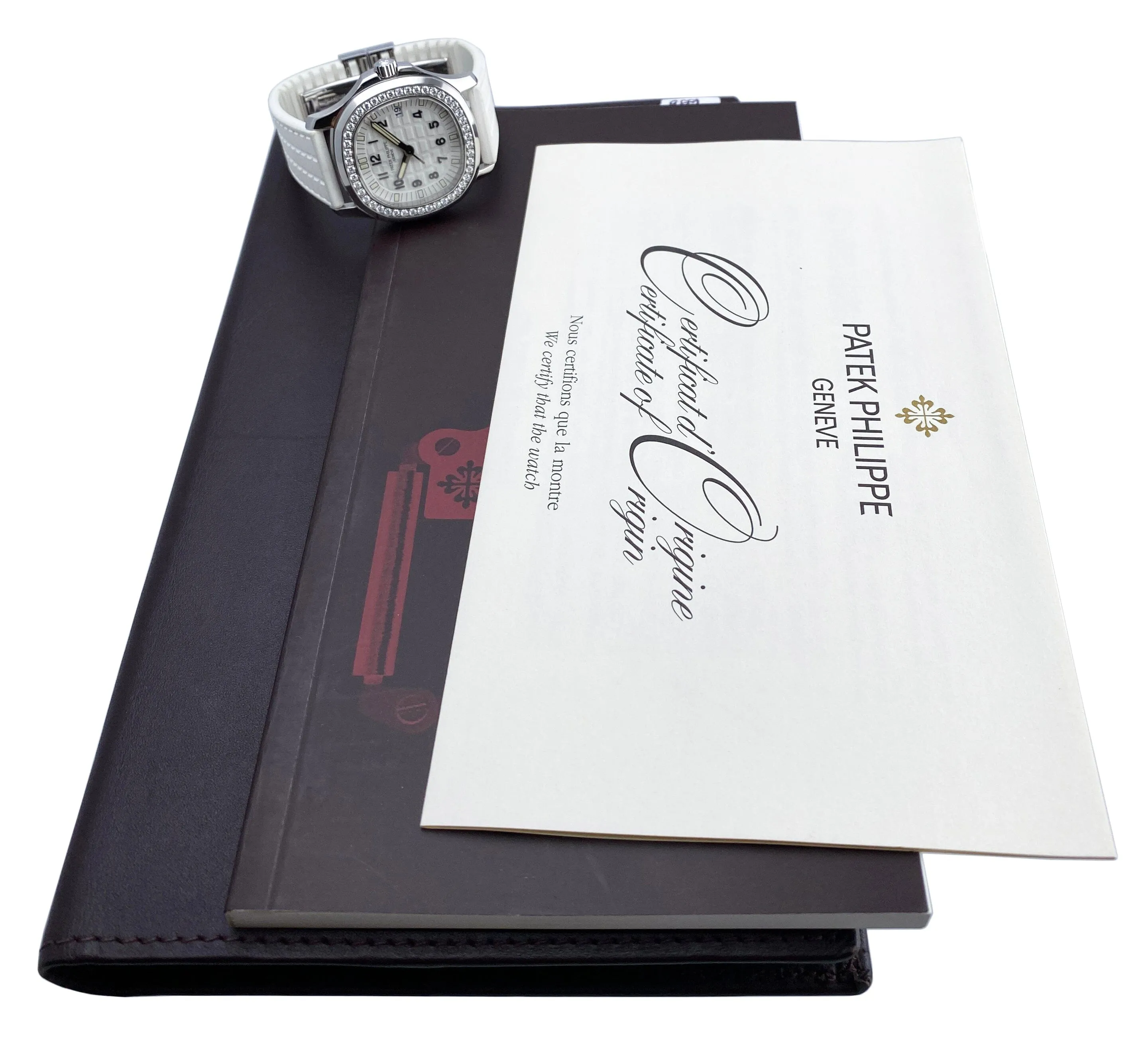 Patek Philippe Aquanaut 5067A White Dial Ladies Watch Box Papers