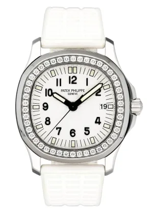 Patek Philippe Aquanaut 5067A White Dial Ladies Watch Box Papers