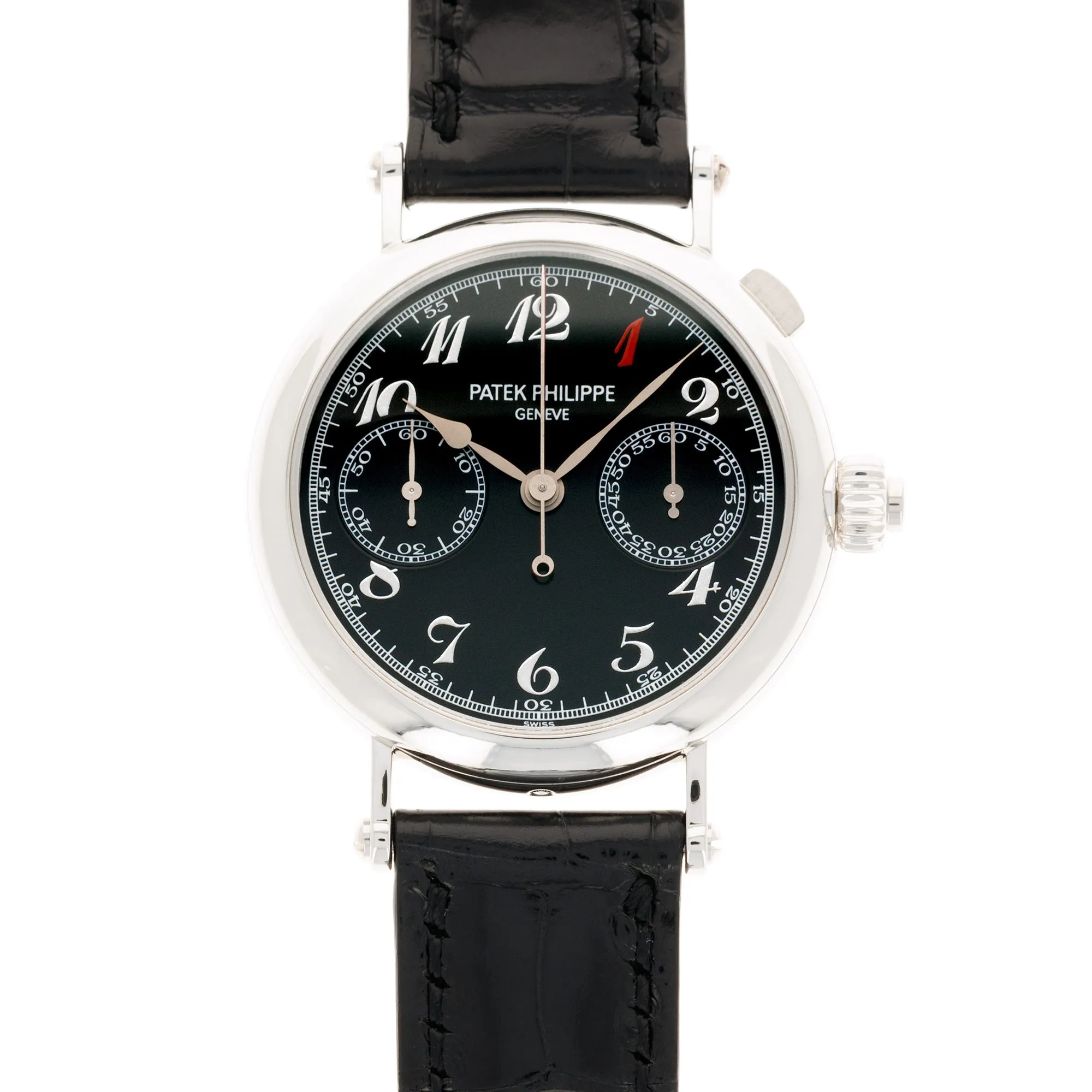 Patek Philippe Unique Platinum Monopusher Split Seconds Chronograph Ref. 5959
