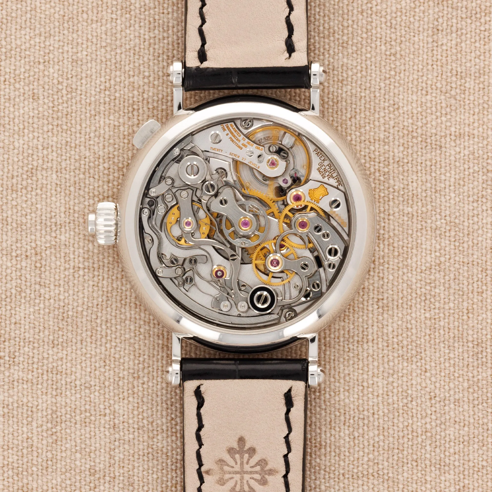 Patek Philippe Unique Platinum Monopusher Split Seconds Chronograph Ref. 5959