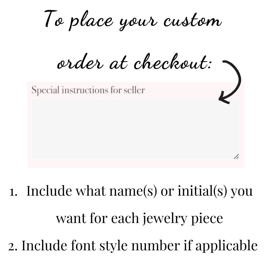 Personalized 3 Name Necklace