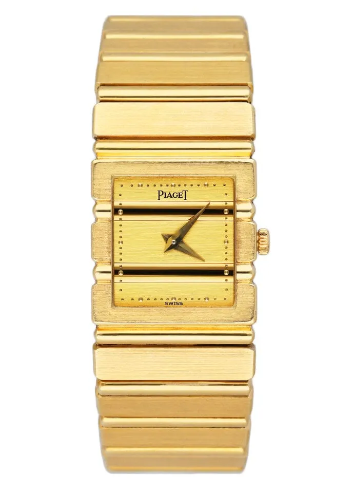 Piaget Polo Square 8131 C701 18K Yellow Gold Ladies Watch