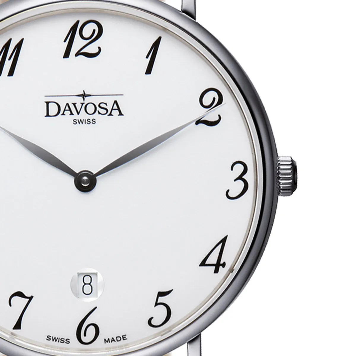 Pianos II Quartz Swiss-Made White Executive Watch 16248526