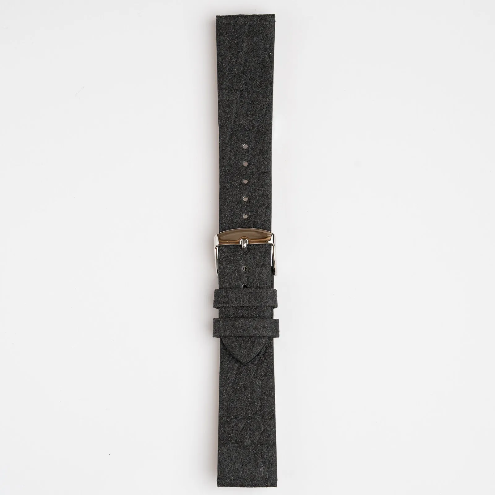 Pineapple Leaf Black Watch Strap