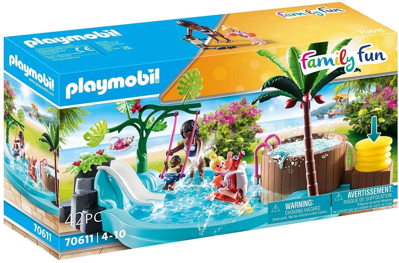 Playmobil 70611 Children's Pool with Slide