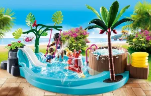 Playmobil 70611 Children's Pool with Slide