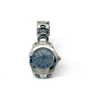 Pre-owned Tag Heuer Link WJ1316-0 Mother Of Pearl & Stainless-Steel Ladies Quartz Watch