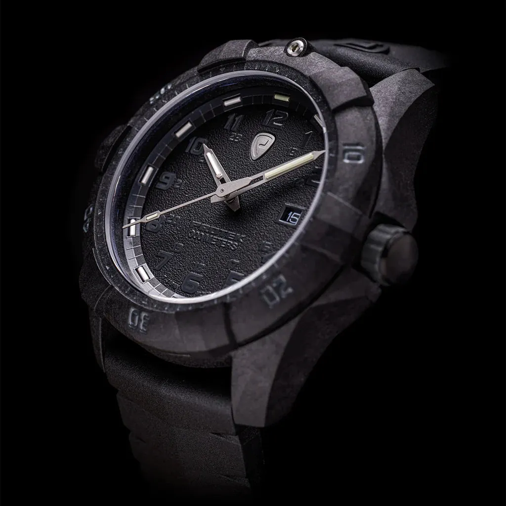 Protek 1000 Series, Blackout Style Military Dive Watch, Tritium Illumination, Model 1001