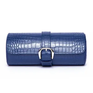 Rapport - Brompton Triple Watch Roll in Blue Croco | D166