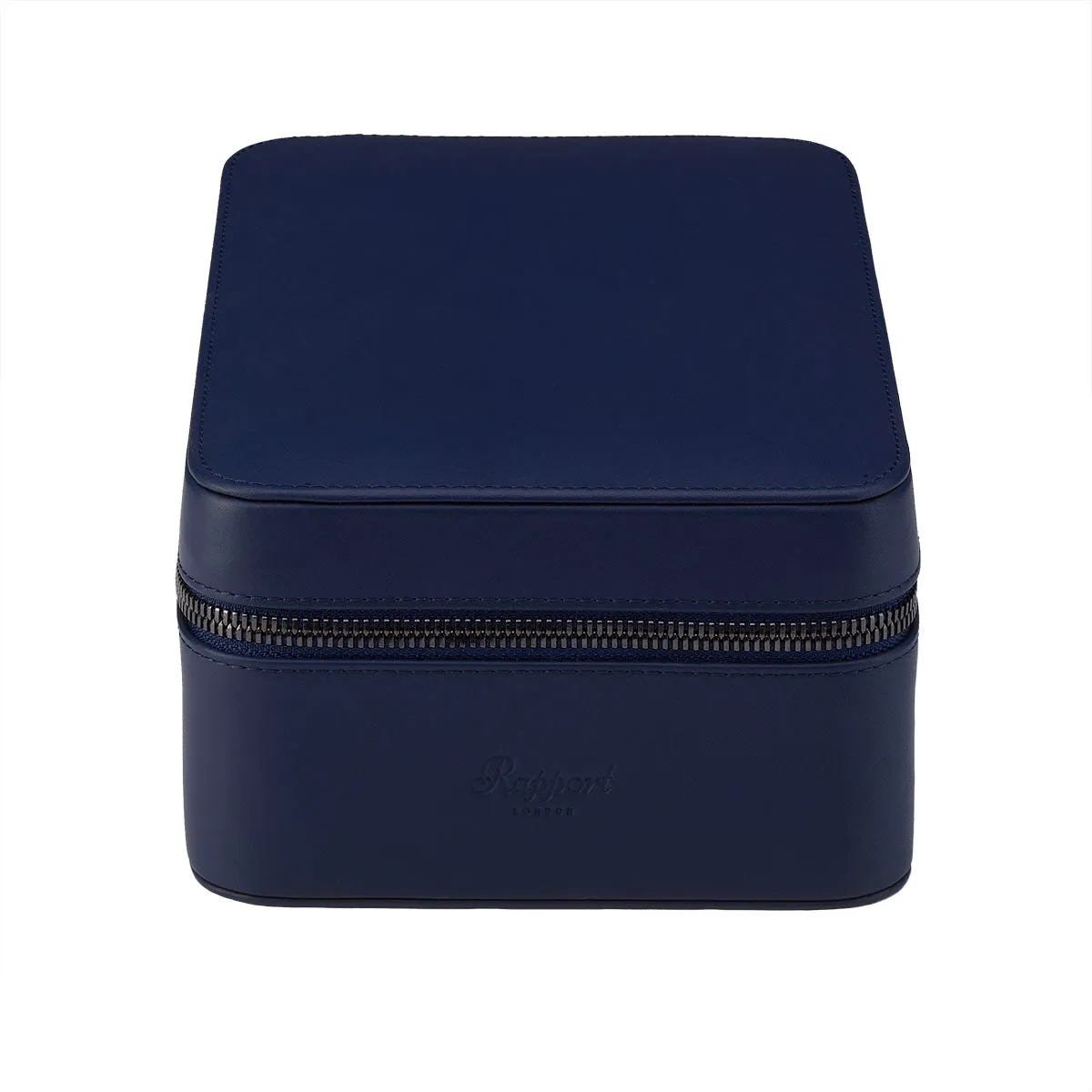 Rapport - Hyde Park Quad Watch Case in Navy Leather | D273
