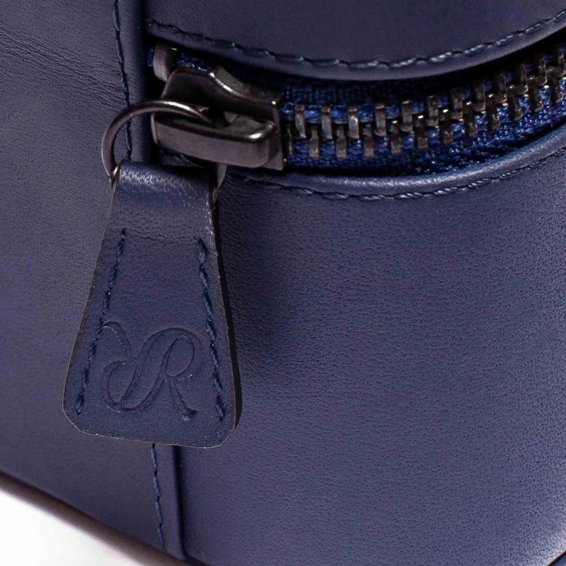 Rapport - Hyde Park Quad Watch Case in Navy Leather | D273