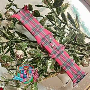 Red Plaid Watchbands