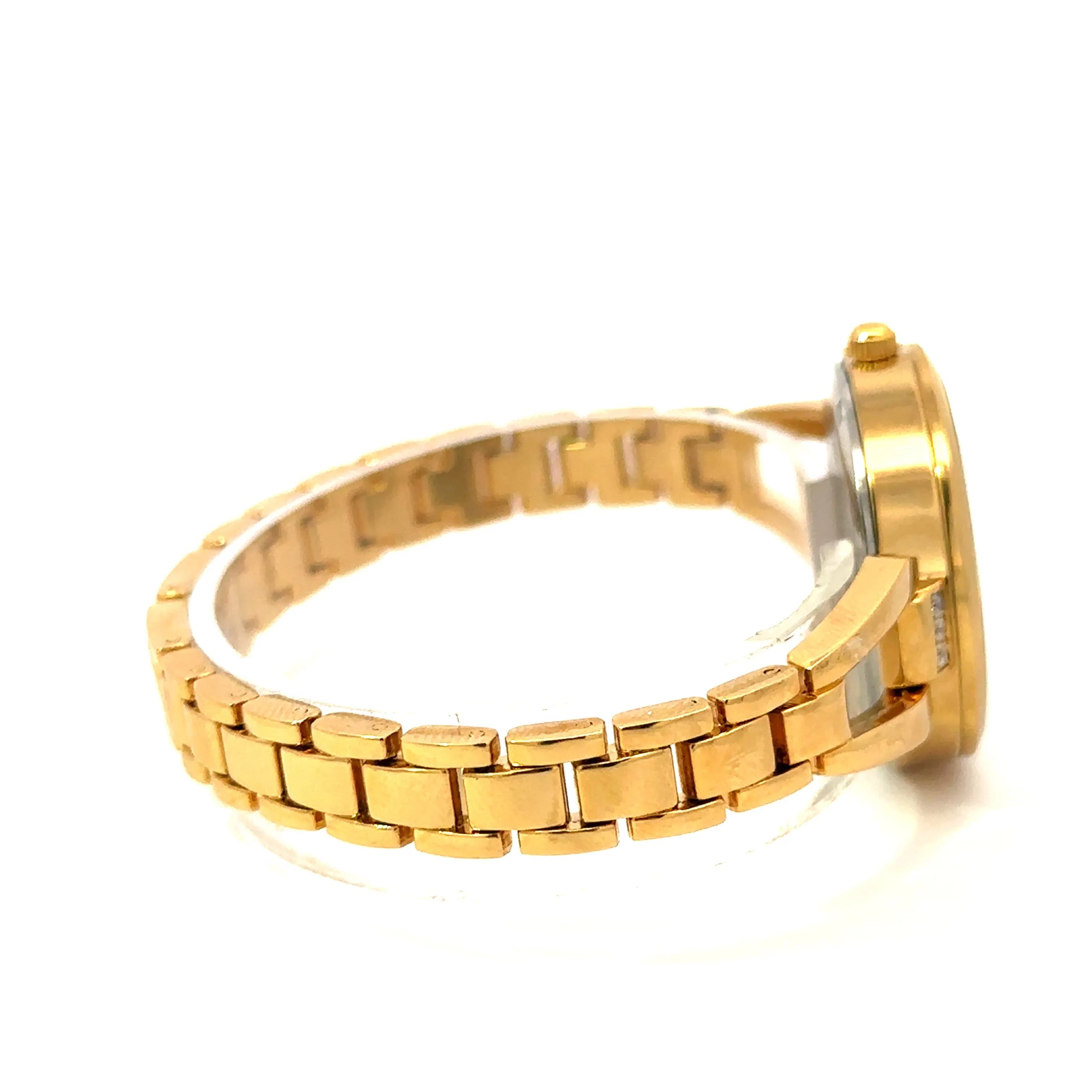 RHYZIAN ALLOY GOLD GREEN STAINLESS ICED OUT MENS WATCH I 5518922