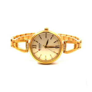 RHYZIAN ALLOY GOLD STAINLESS ICED OUT MENS WATCH I 551892