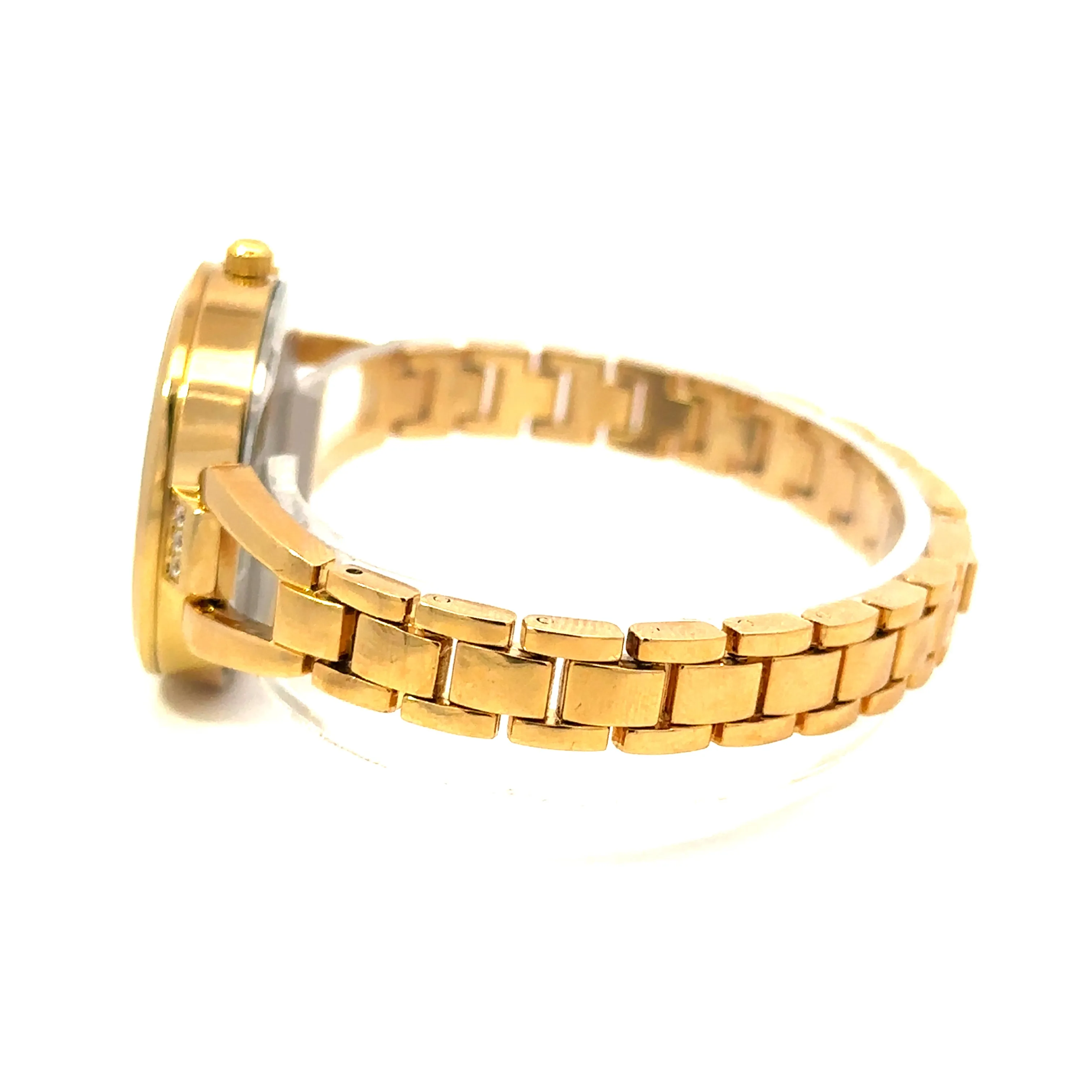 RHYZIAN ALLOY GOLD STAINLESS ICED OUT MENS WATCH I 551892