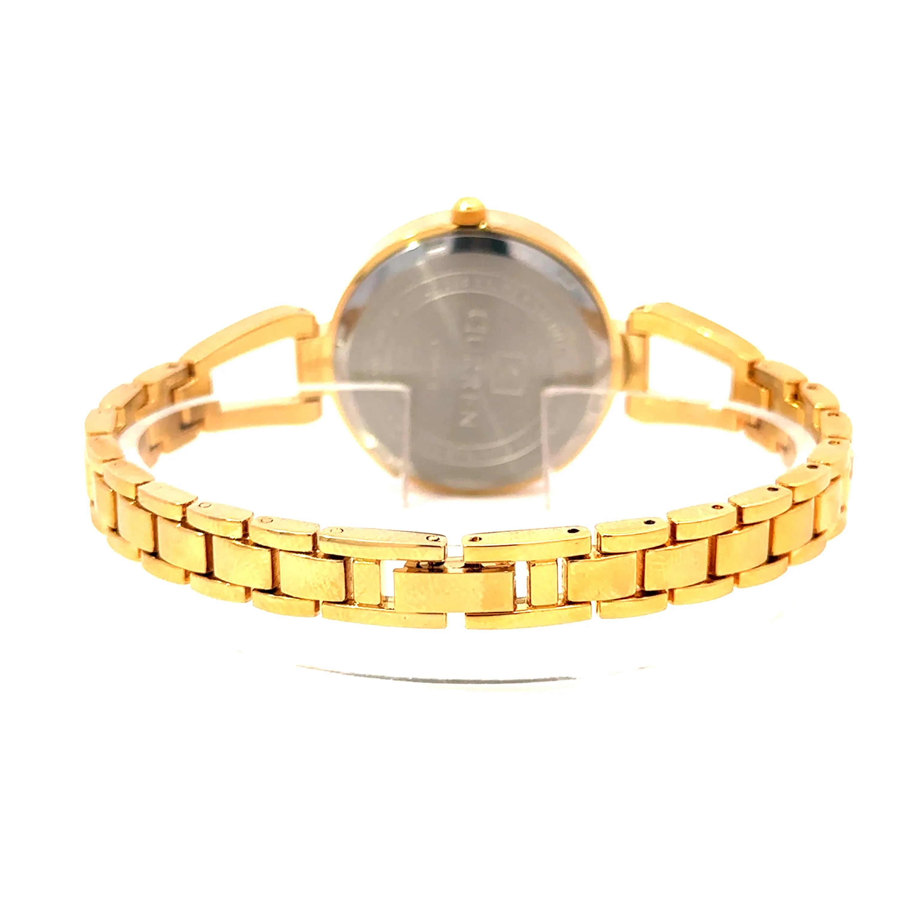 RHYZIAN ALLOY GOLD STAINLESS ICED OUT MENS WATCH I 551892