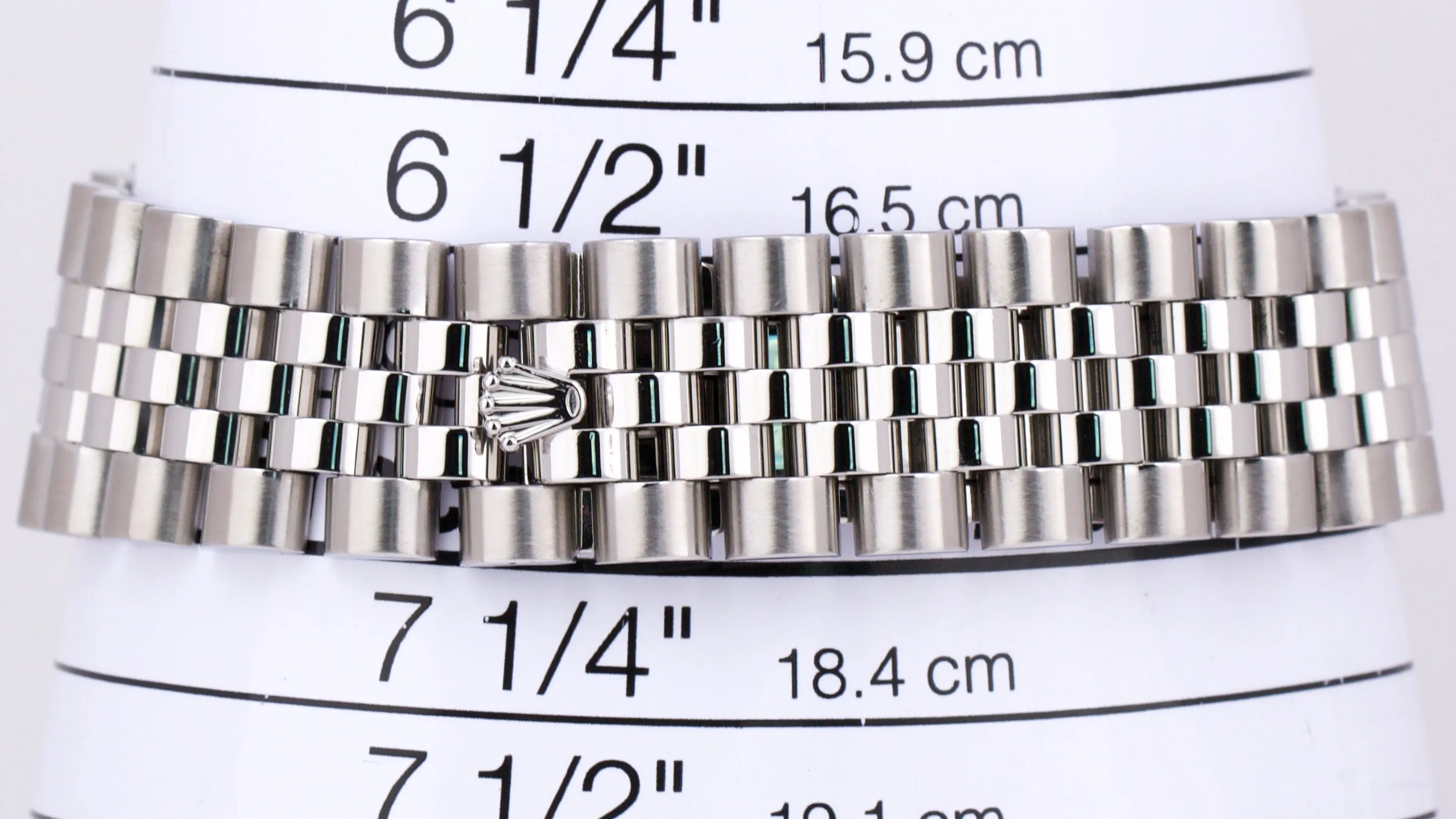 Rolex DateJust 36mm BLACK DIAMOND Steel 18K White Gold Fluted JUBILEE 116234