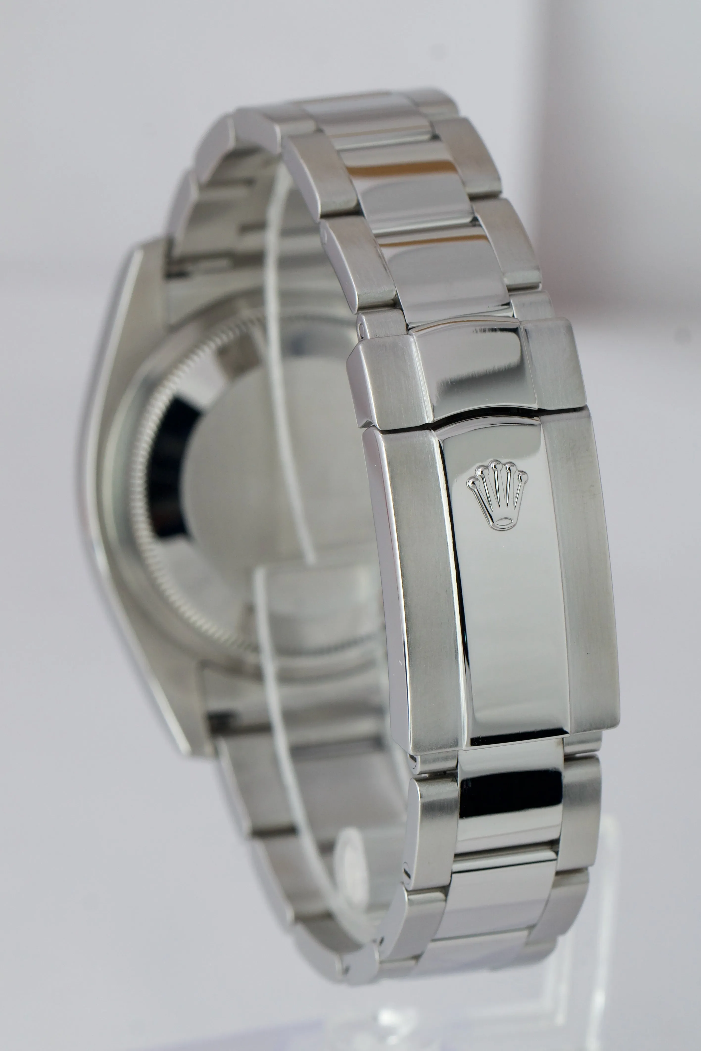 Rolex DateJust Black Roman 36mm 116200 Stainless Steel Oyster Smooth Watch B&P