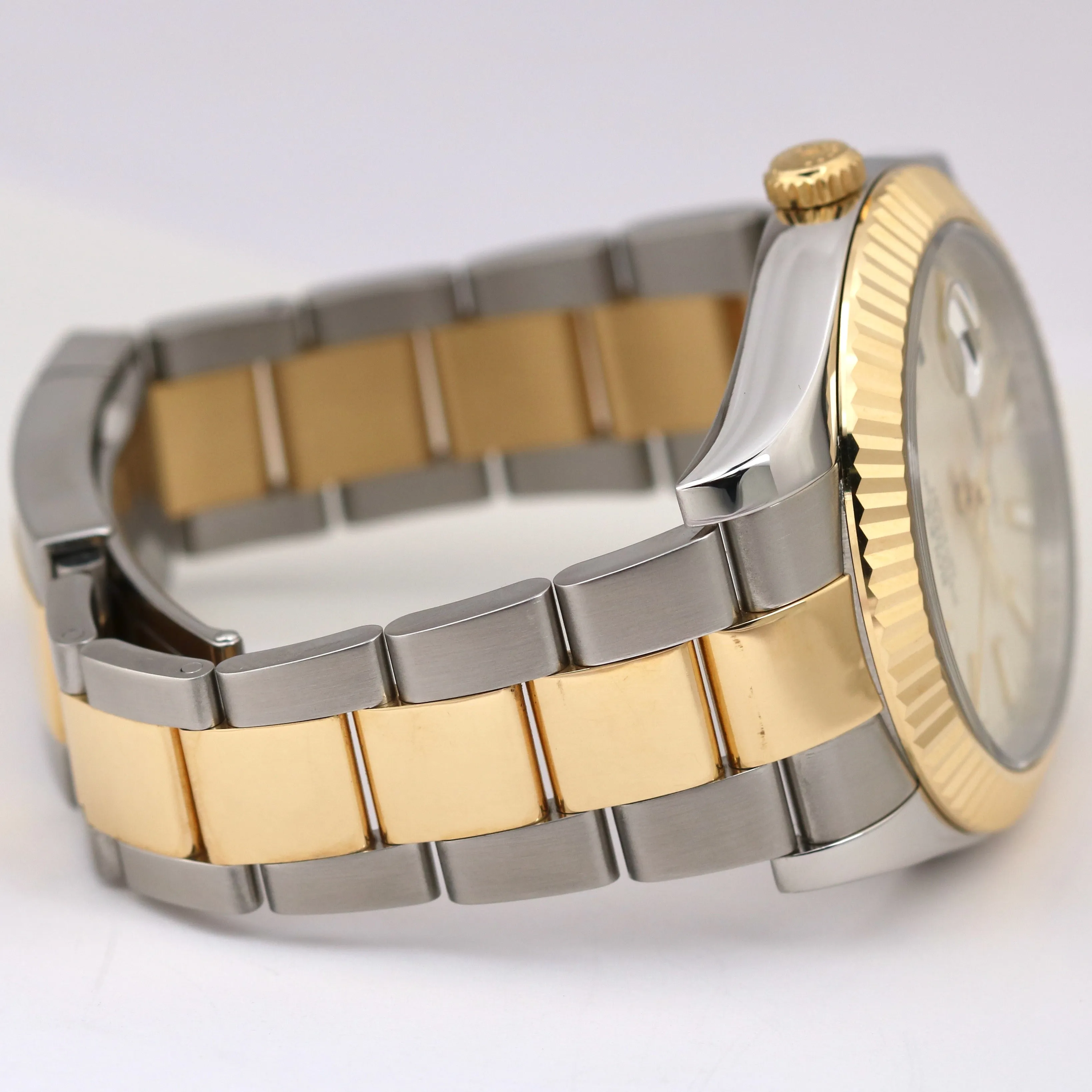 Rolex Datejust II 2 IVORY Two-Tone 18K Yellow Gold Steel Oyster 41mm 116333