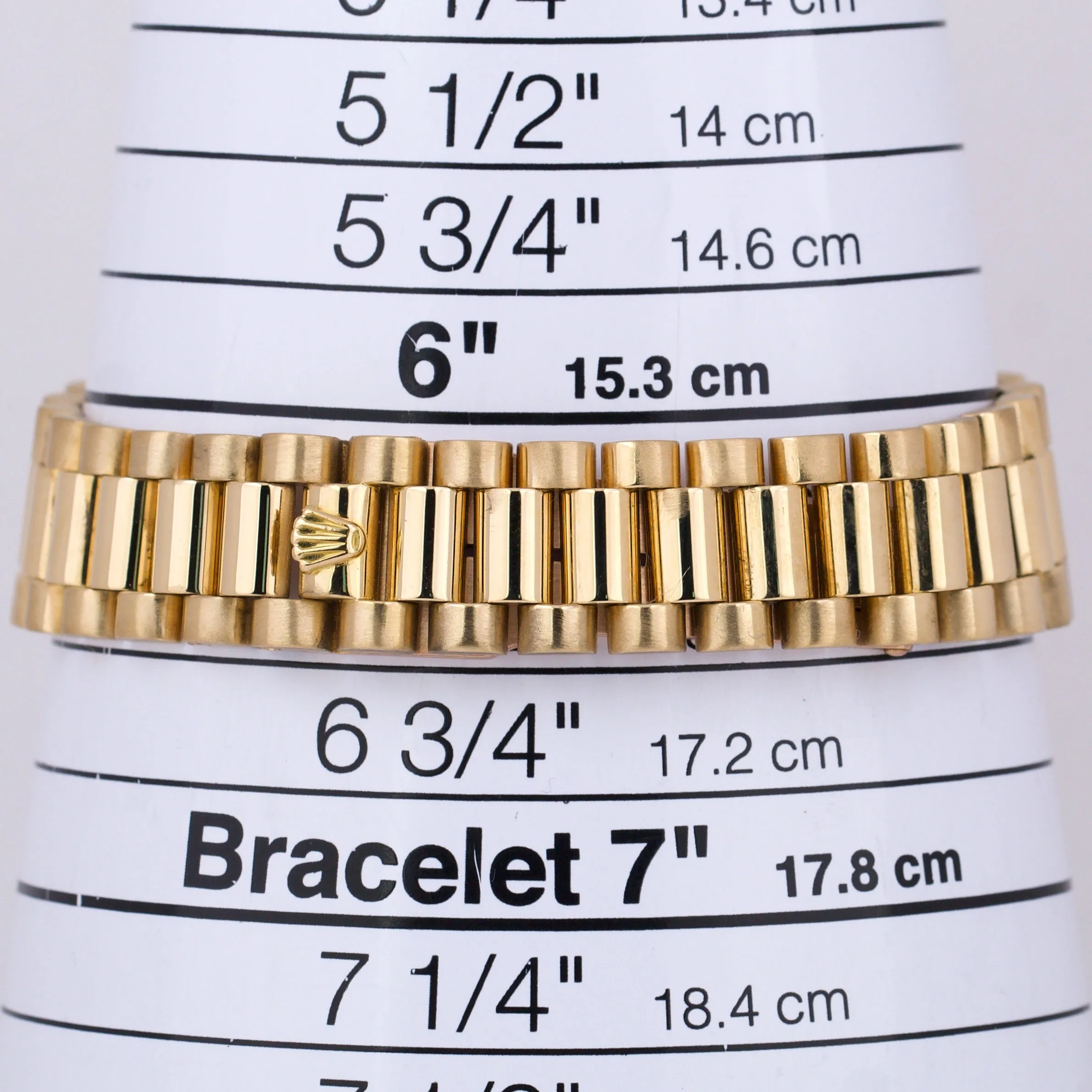 Rolex DateJust President 31mm MOTHER OF PEARL DIAMOND 18K Gold Fluted 68278