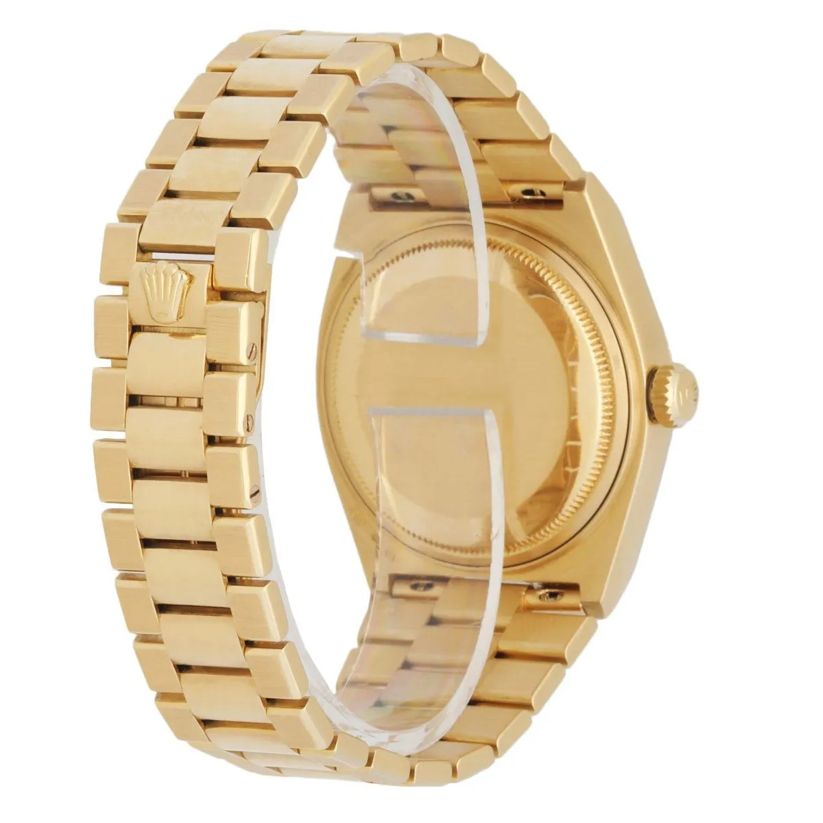 Rolex Day Date Oysterquartz 19018 18K Yellow Gold Men's Watch